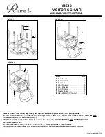 Preview for 2 page of Office Star Products Pro-Line II 84510 Operating Instructions