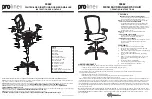 Preview for 1 page of Office Star Products pro-line II 90662 Operating Instructions