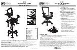 Preview for 2 page of Office Star Products pro line II 93720 Operating Instructions