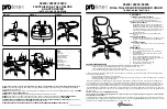 Preview for 1 page of Office Star Products ProLine II 39200 Operating Instructions