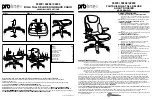 Предварительный просмотр 2 страницы Office Star Products ProLine II 39200 Operating Instructions