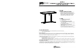 Preview for 1 page of Office Star Products ProLine II PHT7052 Operating Instructions