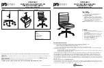 Office Star Products ProLine II SPX23592C Operating Instructions предпросмотр