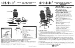 Предварительный просмотр 2 страницы Office Star Products Space 28004 Operating Instructions