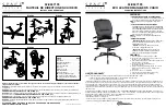 Preview for 1 page of Office Star Products SPACE SEATING 32-E3371F3 Operating Instructions