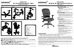 Предварительный просмотр 2 страницы Office Star Products SPACE SEATING 32-E3371F3 Operating Instructions