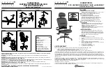 Предварительный просмотр 1 страницы Office Star Products SPACE SEATING 32-E3371F3HL Operating Instructions