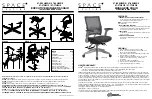 Preview for 1 page of Office Star Products Space Seating 67-E36N69R5 Operating Instructions