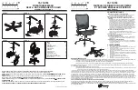 Предварительный просмотр 2 страницы Office Star Products SPACE SEATING 75-77A753 Operating Instructions