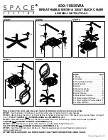 Предварительный просмотр 2 страницы Office Star Products SPACE SEATING 839-11B35WA Operating Instructions