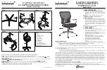 Предварительный просмотр 2 страницы Office Star Products SPACE SEATING Air Grid 213-37P91A7 Operating Instructions