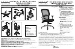 Preview for 1 page of Office Star Products Space Seating Air Grid 327-E36C61F6 Operating Instructions