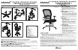 Preview for 2 page of Office Star Products Space Seating Air Grid 327-E36C61F6 Operating Instructions