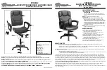 Preview for 2 page of Office Star Products SPX8992 Operating Instructions