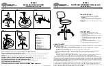 Preview for 2 page of Office Star Products ST235V Operating Instructions