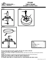 Preview for 2 page of Office Star Products ST428V Operating Instructions