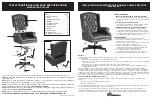 Предварительный просмотр 2 страницы Office Star Products TEX220 Assembly Instructions