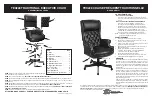 Предварительный просмотр 1 страницы Office Star Products TEX228 Assembly Instructions