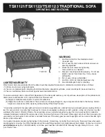 Preview for 1 page of Office Star Products TSX1121 Operating Instructions