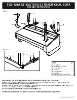 Preview for 2 page of Office Star Products TSX1121 Operating Instructions