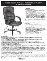 Office Star Products WD5330/WD5670 Operating Instructions preview