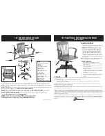 Предварительный просмотр 2 страницы Office Star Products Wheelchair Operating Instructions