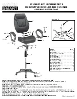 Preview for 2 page of Office Star Products WORK SMART ECH30621-EC1 Operating Instructions