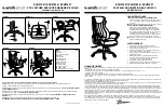 Preview for 2 page of Office Star Products work smart ECH31821 Operating Instructions