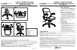 Предварительный просмотр 2 страницы Office Star Products Work Smart ECH37811 Operating Instructions