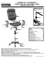 Preview for 2 page of Office Star Products WORK SMART ECH52661-EC1 Operating Instructions