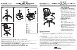 Preview for 2 page of Office Star Products Work Smart EM69202N Operating Instructions