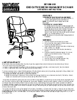 Preview for 1 page of Office Star Products WORK SMART EX1098-3M Operating Instructions