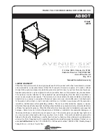 Предварительный просмотр 1 страницы Office Star AVENUE SIX ABBOT Assembly Instructions