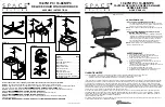 Preview for 2 page of Office Star Space Seating 13-37N1P3 Operating Instructions