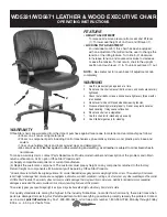 Office Star WD5331 Operating Instructions preview