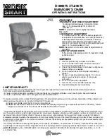 Office Star Work Smart DH89675 Operating Instructions preview