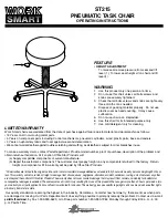 Preview for 1 page of Office Star WORK SMART ST215 Operating Instructions