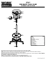 Preview for 2 page of Office Star WORK SMART ST217 Operating Instructions