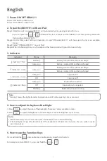 Preview for 2 page of Officelab KB09111 Instruction Manual