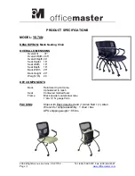 OfficeMaster YES Series Assembly Instructions preview