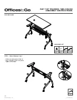 Preview for 2 page of Offices To Go OTGFTBASE48 Assembly Instructions