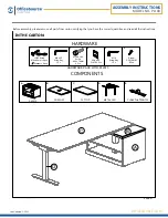 Preview for 1 page of OfficeSource PL109 Assembly Instructions