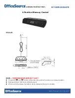 OfficeSource PLTDEPRGREMOTE Assembly Instructions preview