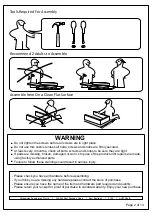 Предварительный просмотр 2 страницы Officeworks CLUEDO OTCLUE3DBK Assembly Instructions Manual