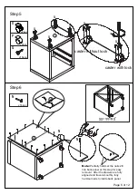 Предварительный просмотр 6 страницы Officeworks CLUEDO OTCLUE3DBK Assembly Instructions Manual