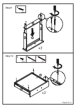 Предварительный просмотр 8 страницы Officeworks CLUEDO OTCLUE3DBK Assembly Instructions Manual