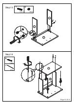 Предварительный просмотр 10 страницы Officeworks CLUEDO OTCLUE3DBK Assembly Instructions Manual