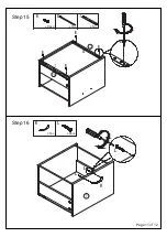 Предварительный просмотр 11 страницы Officeworks CLUEDO OTCLUE3DBK Assembly Instructions Manual