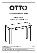 Officeworks OTTO AMALFI Assembly Instructions Manual preview