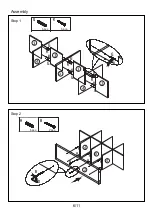 Предварительный просмотр 6 страницы Officeworks OTTO HORSENS 8 CUBE BOOKCASE OT8CUBEWE Assembly Instructions Manual